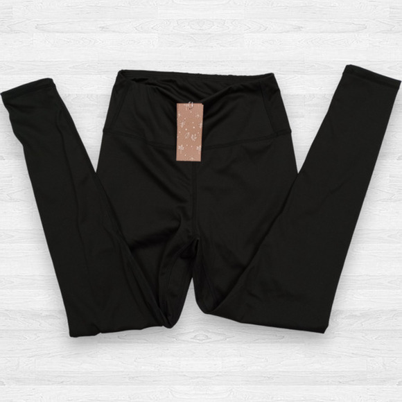 BUTYSOFUS Women's‎ Breathable High-Waisted Black Yoga Pant Leggings Size XS - Picture 1 of 5